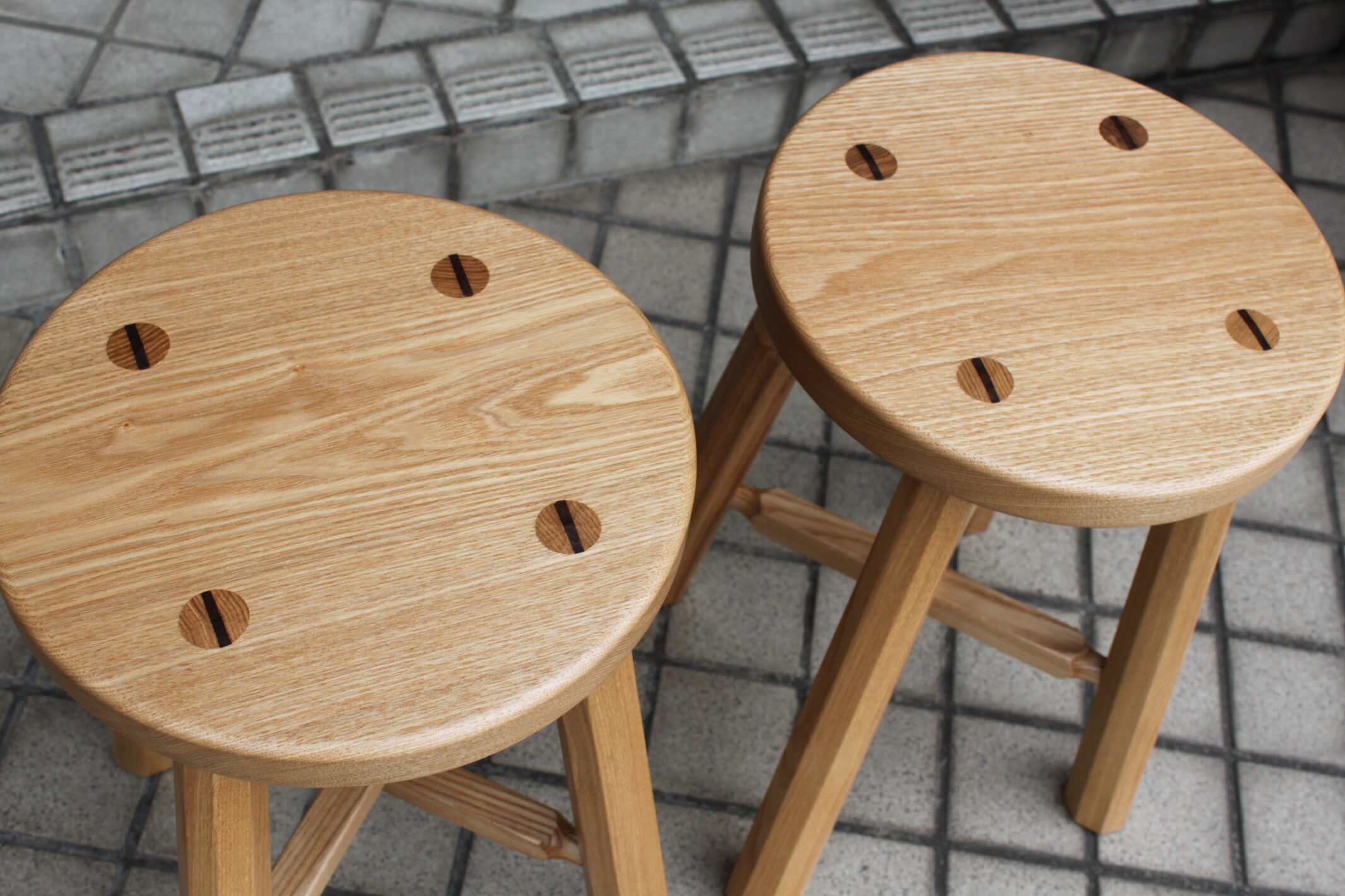 双子丸椅子 | 制作事例 | 木工房ひのかわ | 創作家具・注文家具・熊本