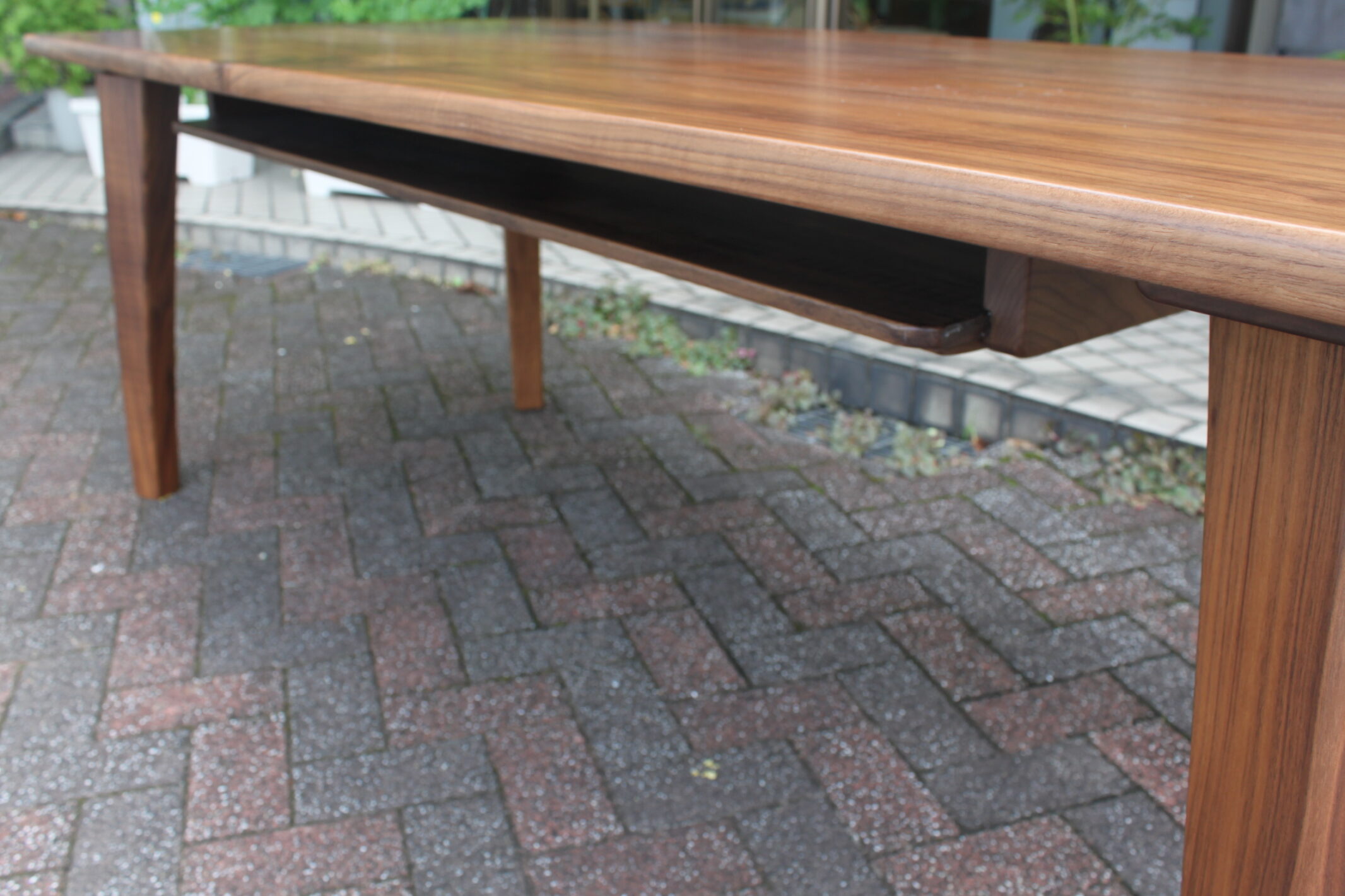 棚付きダイニングテーブル | 制作事例 | 木工房ひのかわ | 創作家具