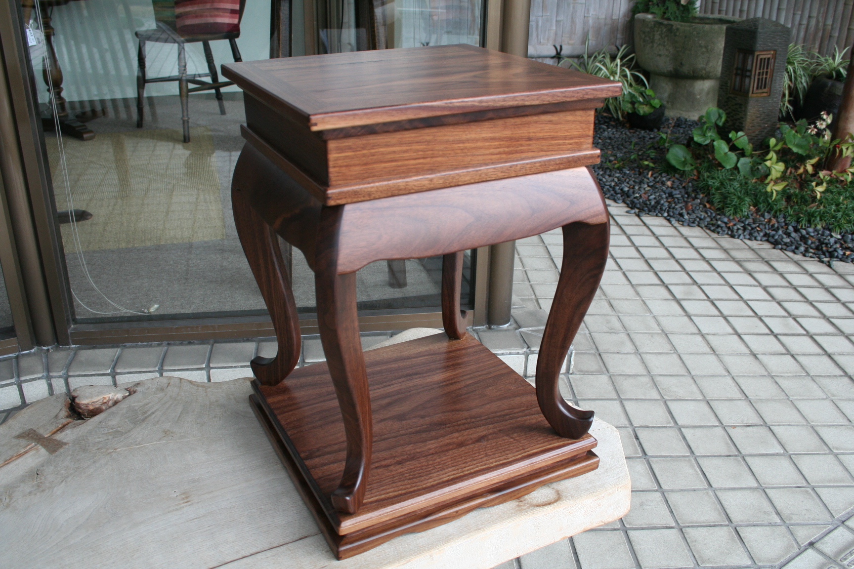 卓 (板作り) 肥後古流 | 制作事例 | 木工房ひのかわ | 創作家具・注文