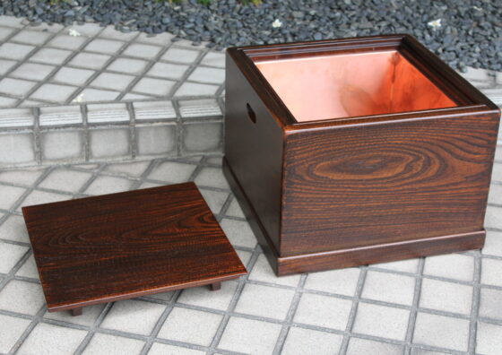 火鉢 蓋付 | 制作事例 | 木工房ひのかわ | 創作家具・注文家具・熊本の