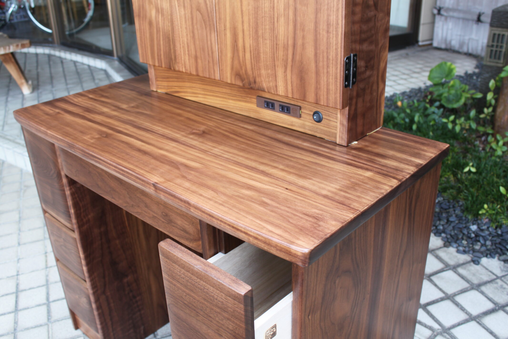 三面鏡ドレッサー | 制作事例 | 木工房ひのかわ | 創作家具・注文家具