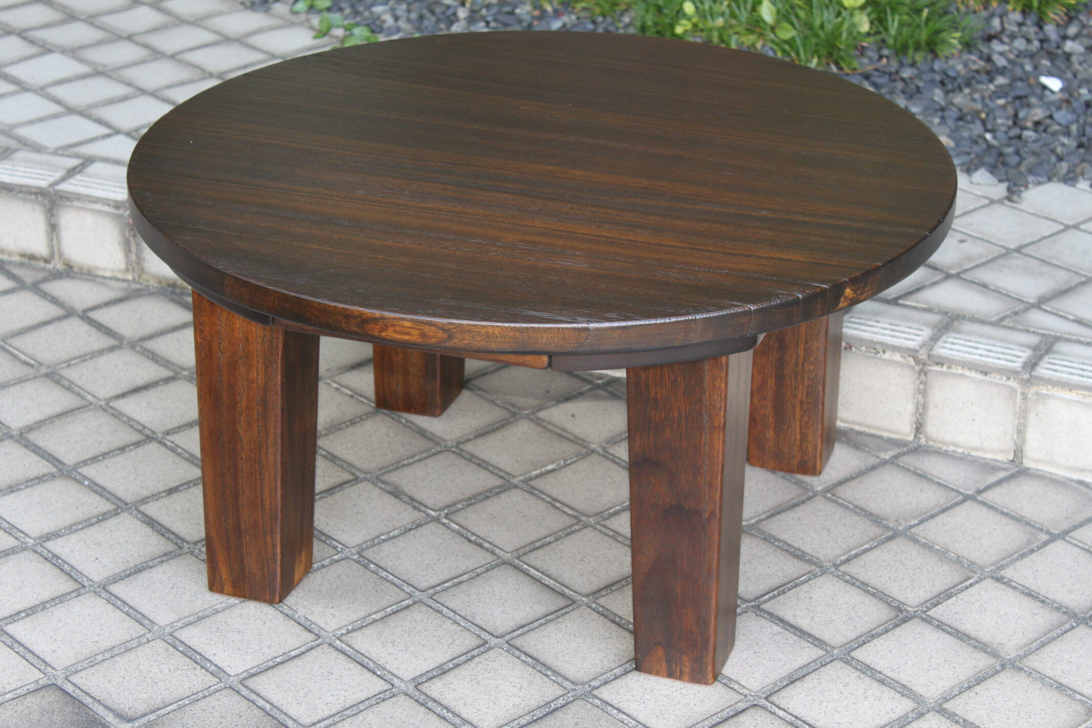 桐ちゃぶ台 | 制作事例 | 木工房ひのかわ | 創作家具・注文家具