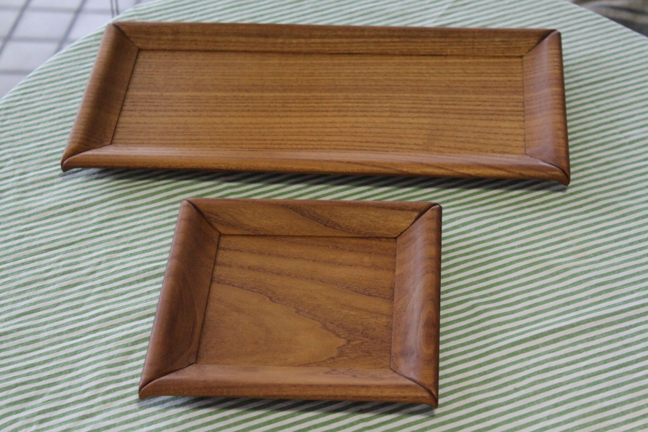 肥後古流 長盆・角盆 | 制作事例 | 木工房ひのかわ | 創作家具・注文