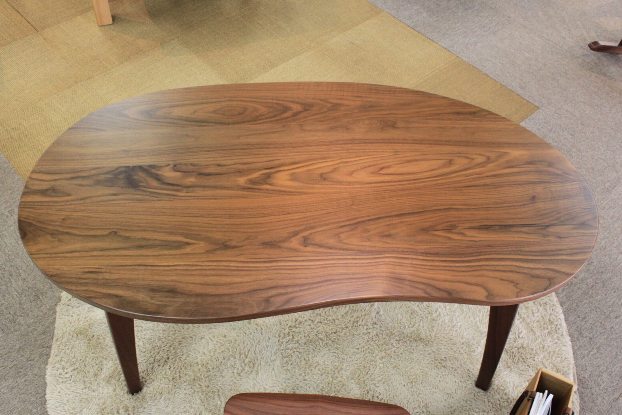 ビーンズテーブル | 制作事例 | 木工房ひのかわ | 創作家具・注文家具