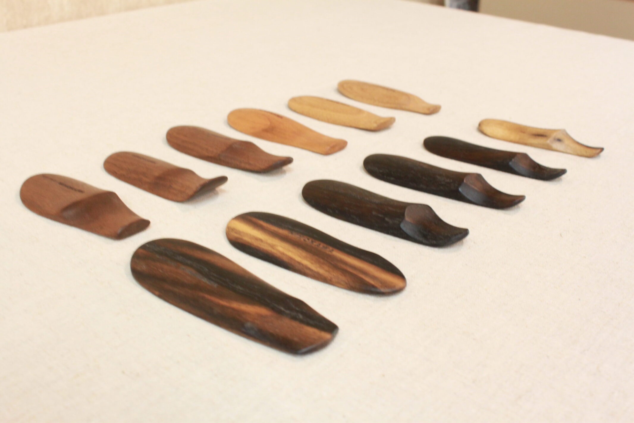 シューホーン(携帯用靴べら) | 制作事例 | 木工房ひのかわ | 創作家具