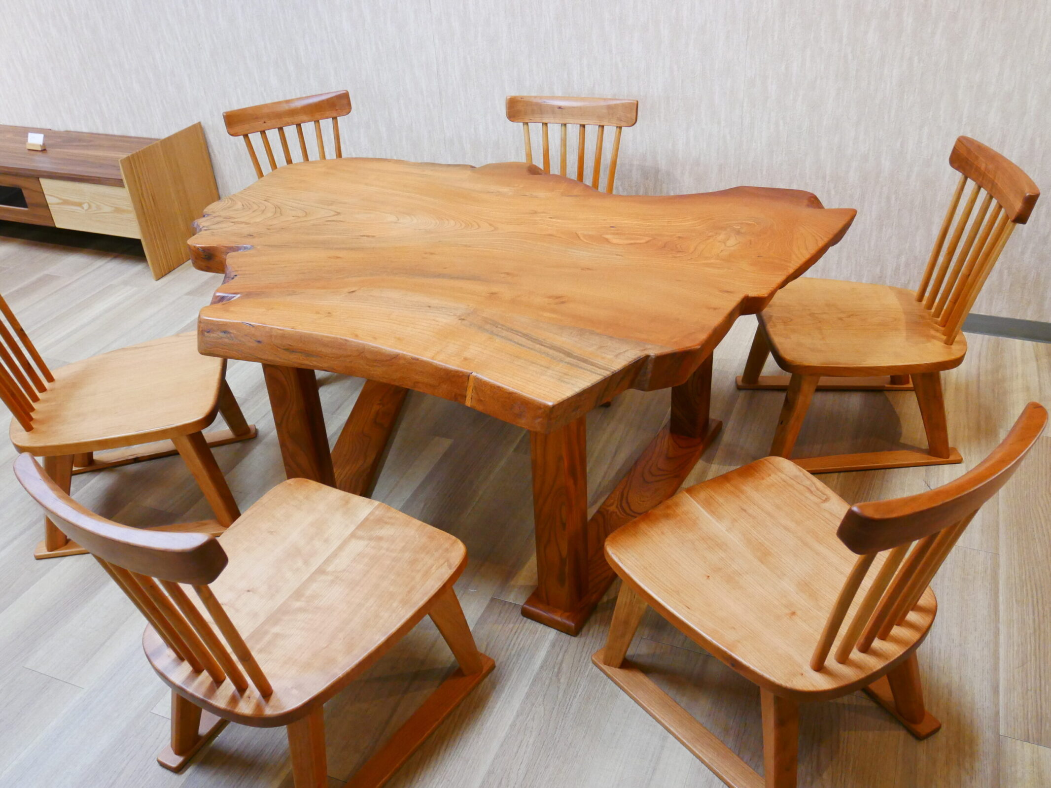 欅座卓リメイク | 制作事例 | 木工房ひのかわ | 創作家具・注文家具