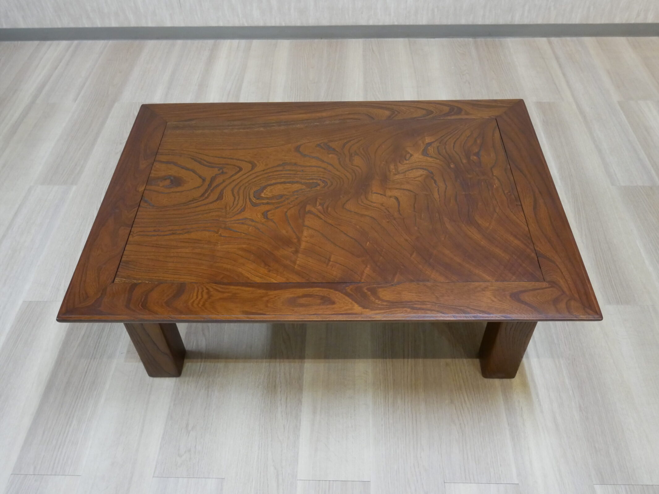 希少《 欅の台座 》金属キャスター 古物 骨董 ローテーブル オンライン