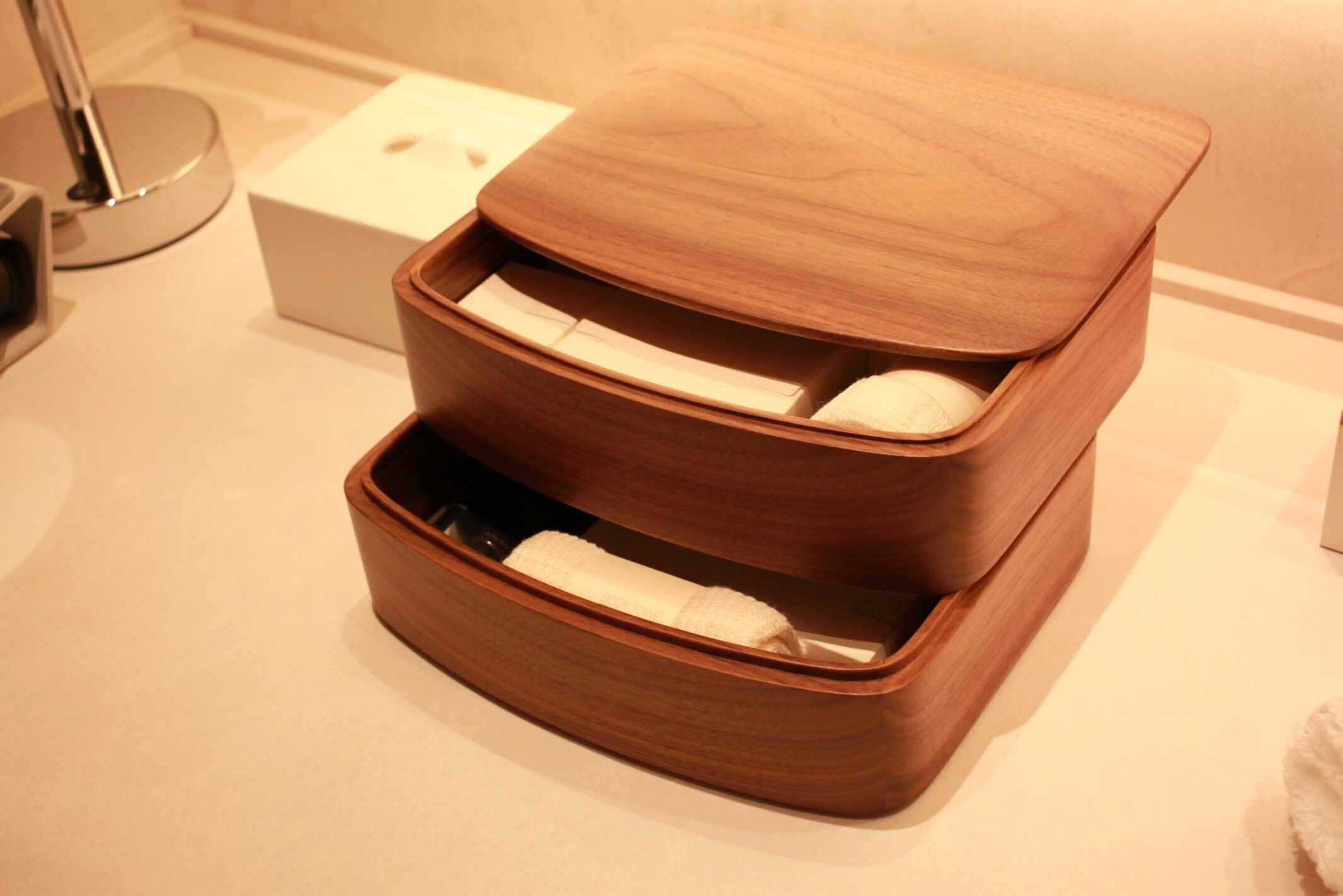 アメニティボックス | 制作事例 | 木工房ひのかわ | 創作家具・注文