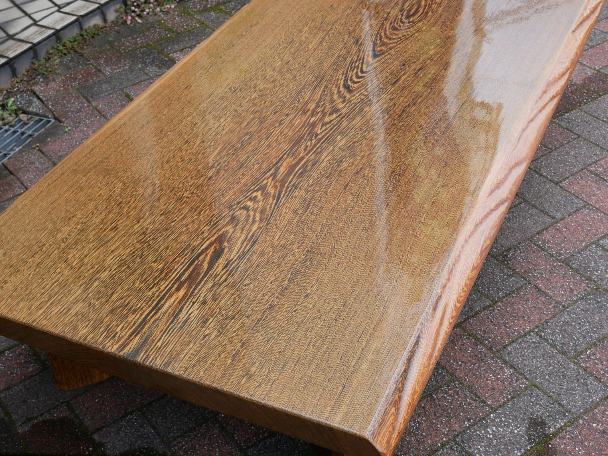 タガヤサン座卓リメイク | 制作事例 | 木工房ひのかわ | 創作家具