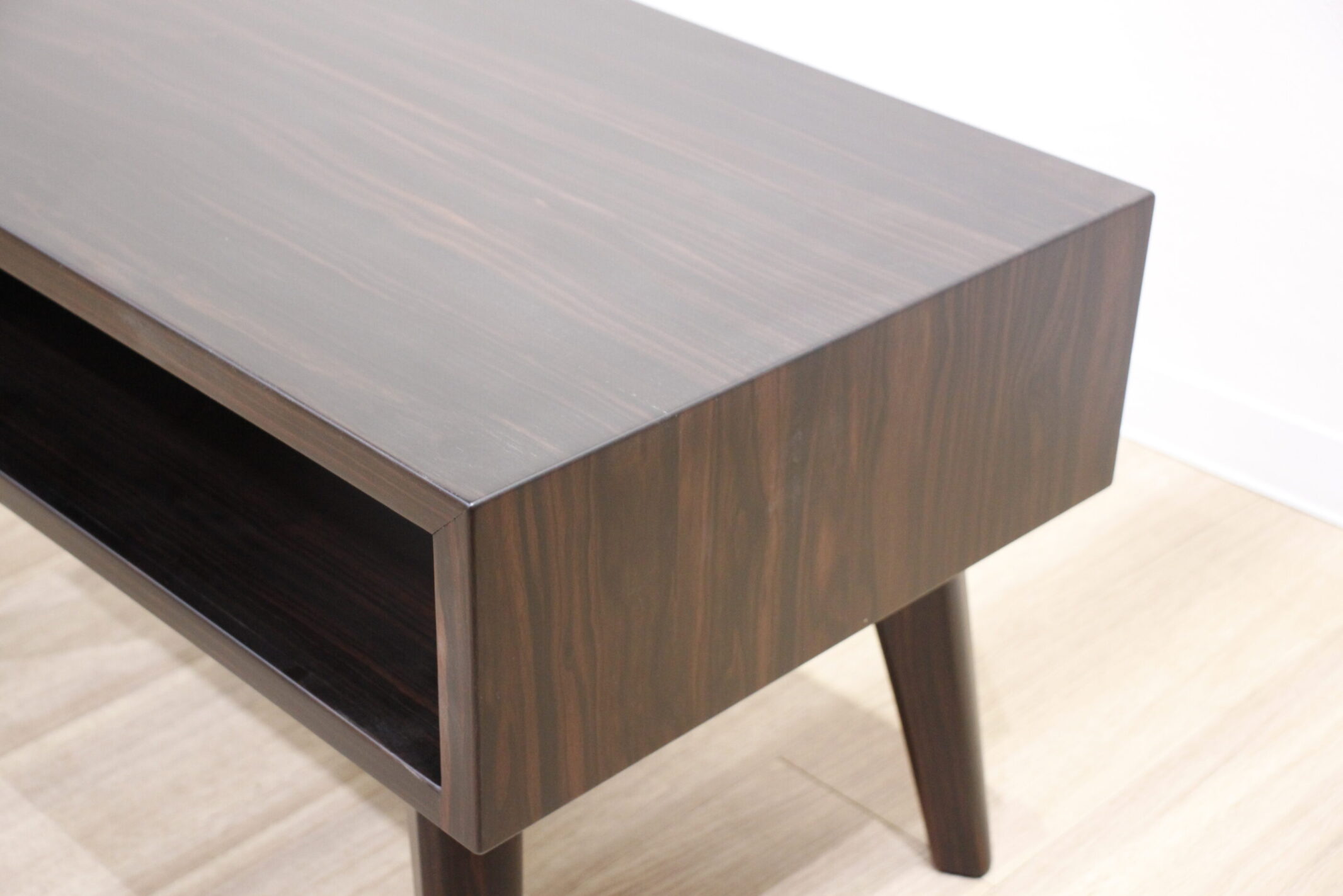 黒檀座卓をリビングテーブルにリメイク | 制作事例 | 木工房ひのかわ